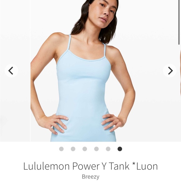 Lululemon NWT size 6 Power Y tank - Picture 8 of 8